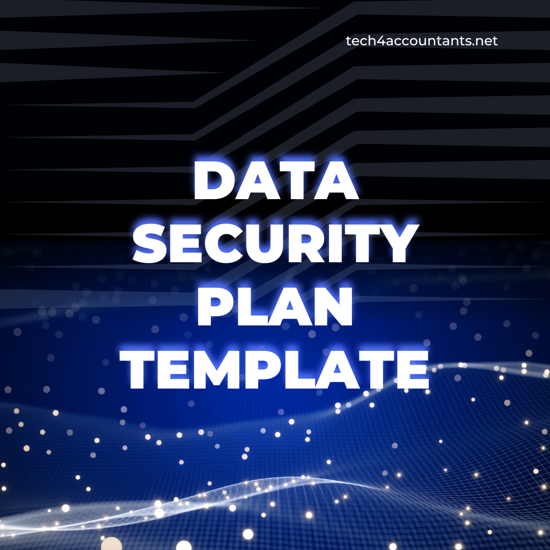 Free Data Security Plan Template Tech 4 Accountants